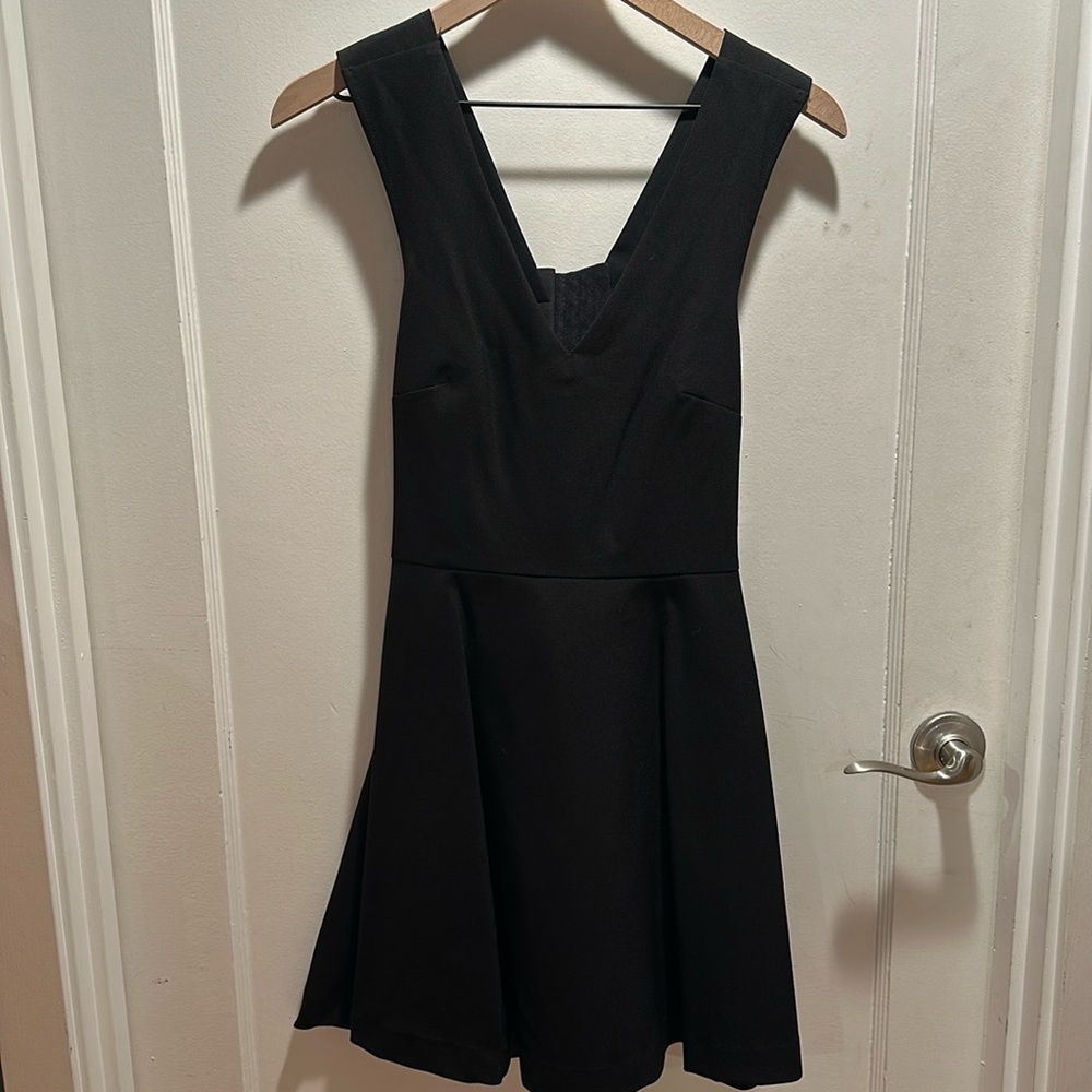 Felicity & Coco black structured cocktail dress